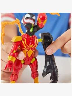 Legetøjsfigurer-MarvelSpiderMan Marvel Spider-Man Mixmashers Figur Iron Spider Delux Flerfarvet