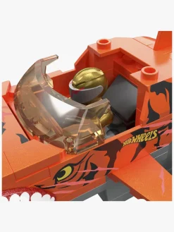 Legetøjsbiler & -Fartøjer-HotWheels Mega Hot Wheels Bilsæt Smash N Crash Tiger Shark Chomp Course, 245 dele