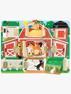 Spil & Puslespil-MelissaDoug Melissa & Doug Bondegård m. Låger Flerfarvet