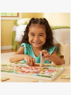 Spil & Puslespil-MelissaDoug Melissa & Doug Bondegård m. Låger Flerfarvet