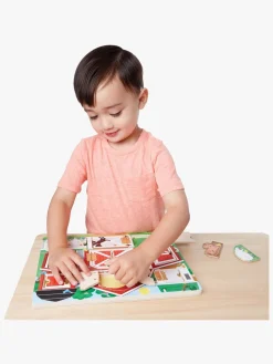 Spil & Puslespil-MelissaDoug Melissa & Doug Bondegård m. Låger Flerfarvet