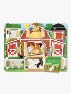 Spil & Puslespil-MelissaDoug Melissa & Doug Bondegård m. Låger Flerfarvet