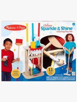 Rolleleg-MelissaDoug Melissa & Doug Deluxe Sparkle & Shine Rengøringssæt 11 Dele