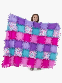 Kreativt Legetøj-MelissaDoug Melissa & Doug Fleecetæppe, Skabt af Mig Blomstret