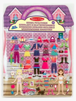 Kreativt Legetøj-MelissaDoug Melissa & Doug Genanvendeligt Klistermærkesæt Dress-Up Flerfarvet