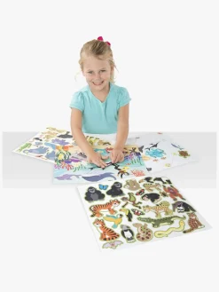 Kreativt Legetøj-MelissaDoug Melissa & Doug Genanvendelig Klistermærkebog Dyr Flerfarvet