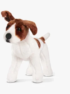 Dukker & Bamser-MelissaDoug Melissa & Doug Jack Russel Bamse 39 cm Brun/Hvid