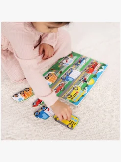 Spil & Puslespil-MelissaDoug Melissa & Doug Knoppuslespil Af Træ Transportmidler 8 Dele Flerfarvet
