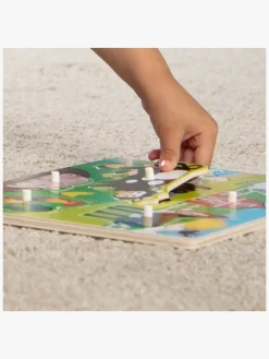 Spil & Puslespil-MelissaDoug Melissa & Doug Knoppuslespil Bondegårdsdyr 8 Brikker Flerfarvet