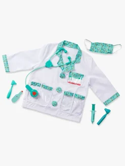 Kostumer & Udklædning-MelissaDoug Melissa & Doug Kostume Doktor med Tilbehør Grøn/Hvid