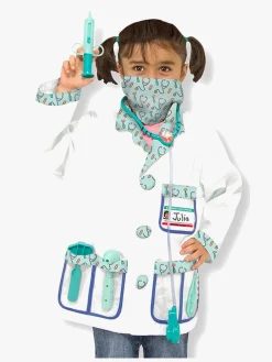 Kostumer & Udklædning-MelissaDoug Melissa & Doug Kostume Doktor med Tilbehør Grøn/Hvid