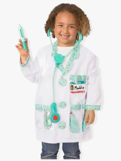 Kostumer & Udklædning-MelissaDoug Melissa & Doug Kostume Doktor med Tilbehør Grøn/Hvid