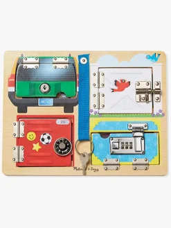 Spil & Puslespil-MelissaDoug Melissa & Doug Låsebræt Flerfarvet