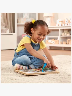 Spil & Puslespil-MelissaDoug Melissa & Doug Låsebræt Flerfarvet