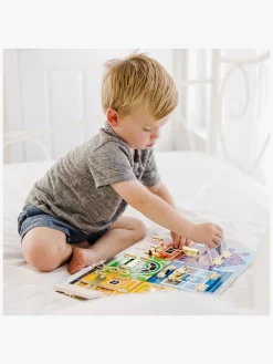 Spil & Puslespil-MelissaDoug Melissa & Doug Låsebræt 6 Låger med Dyr Flerfarvet