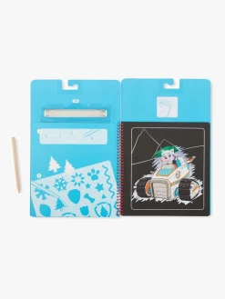 Kreativt Legetøj-PawPatrol Melissa & Doug Paw Patrol Scratch Art Aktivitetssæt 3-pak