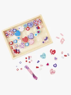 Kreativt Legetøj-MelissaDoug Melissa & Doug Perlesæt Sweet Hearts Lilla/Lyserød/Hvid/Flerfarvet