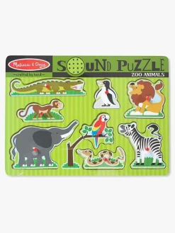 Spil & Puslespil-MelissaDoug Melissa & Doug Puslespil m. Lyd Zoodyr Flerfarvet