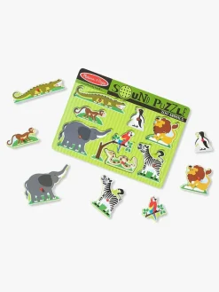 Spil & Puslespil-MelissaDoug Melissa & Doug Puslespil m. Lyd Zoodyr Flerfarvet