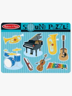 Spil & Puslespil-MelissaDoug Melissa & Doug Puslespil m. Lyd Instrumenter Flerfarvet