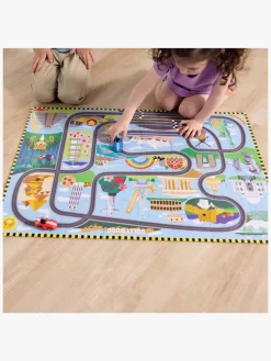 Spil & Puslespil-MelissaDoug Melissa & Doug Racerbane Gulvpuslespil & Legesæt 48 Brikker Flerfarvet