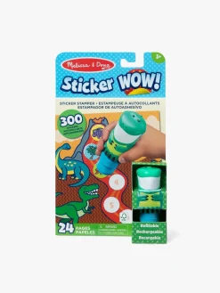 Kreativt Legetøj-MelissaDoug Melissa & Doug Sticker WOW! Ativitetsbog Dinosaur Flerfarvet