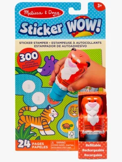 Kreativt Legetøj-MelissaDoug Melissa & Doug Sticker WOW! Ativitetsbog Tiger Flerfarvet