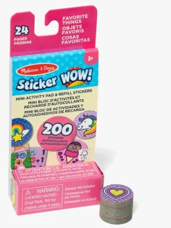 Kreativt Legetøj-MelissaDoug Melissa & Doug Sticker WOW! Refillpakke Enhjørning Flerfarvet