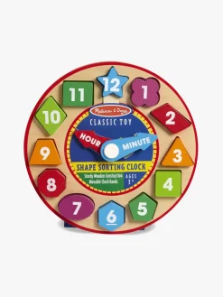 Spil & Puslespil-MelissaDoug Melissa & Doug Træpuslespil Lær Klokken