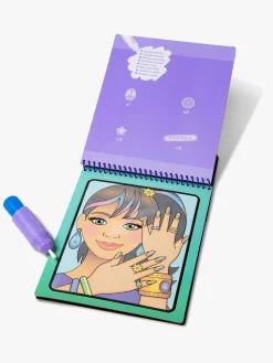 Kreativt Legetøj-MelissaDoug Melissa & Doug Water Wow! Malebog Makeup & Manicure Flerfarvet