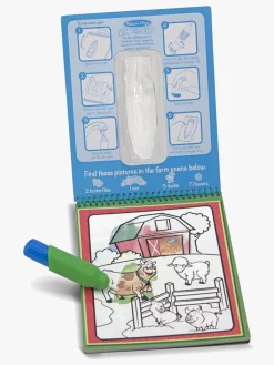 Kreativt Legetøj-MelissaDoug Melissa & Doug Water Wow! Malebog Dyr Flerfarvet