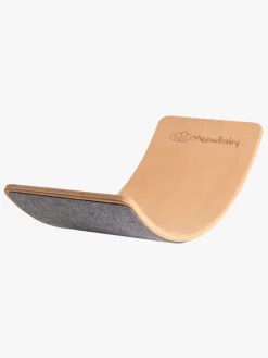 Motorisk Legetøj-Meowbaby Balancebræt, Grå/Natur