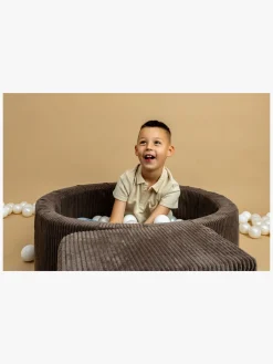 Boldbassiner-Meowbaby Rund Boldbassin Kraftig Fløjl 30x90, Brun