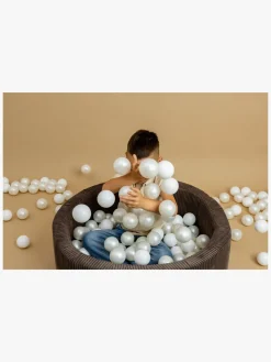 Boldbassiner-Meowbaby Rund Boldbassin Kraftig Fløjl 30x90, Brun