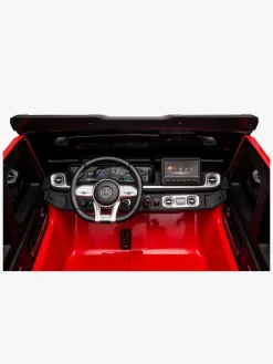 Elbiler & -Køretøjer-Mercedes Benz AMG G63 Elbil, Rød Rød