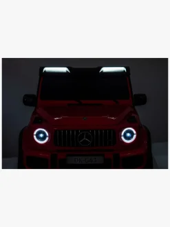 Elbiler & -Køretøjer-Mercedes Benz AMG G63 Elbil, Rød Rød