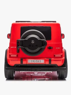 Elbiler & -Køretøjer-Mercedes Benz AMG G63 Elbil, Rød Rød