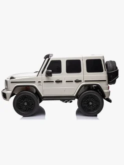 Elbiler & -Køretøjer-Mercedes Benz AMG G63 Elbil, Hvid