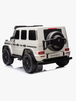 Elbiler & -Køretøjer-Mercedes Benz AMG G63 Elbil, Hvid