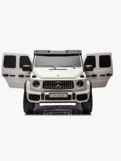 Elbiler & -Køretøjer-Mercedes Benz AMG G63 Elbil, Hvid
