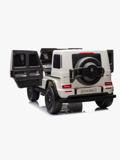 Elbiler & -Køretøjer-Mercedes Benz AMG G63 Elbil, Hvid