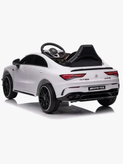 Elbiler & -Køretøjer-Mercedes Benz CLA45 Elbil, Hvid