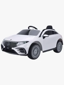 Elbiler & -Køretøjer-Mercedes -Benz EQS Elbil, Hvid