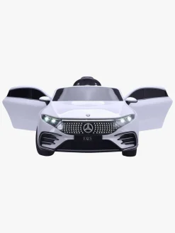 Elbiler & -Køretøjer-Mercedes -Benz EQS Elbil, Hvid