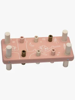 Trælegetøj-Micki Hammerbræt, Pink Lyserød
