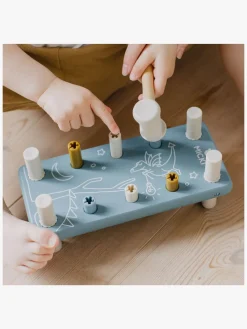 Trælegetøj-Micki Hammerbræt, Pink Lyserød