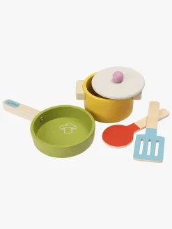 Rolleleg-Micki Køkkensæt i Træ Flerfarvet