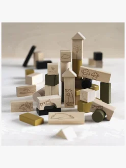 Trælegetøj-Micki Premium Byggeklodser 40 Stk.