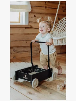Babylegetøj-Micki Premium Gåvogn, Sort