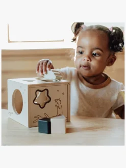 Babylegetøj-Micki  Premium Puttekasse Træ